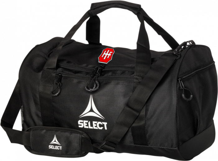 Select - Hif Træner Sportsbag Milano Round, 35 L - Sort & hvid